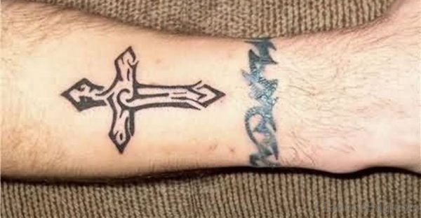 Black Cross Tattoo