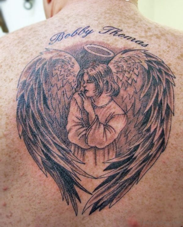 Bobby Romas Memorial Angel Tattoo