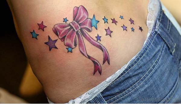 Bow With Stars Tattoo