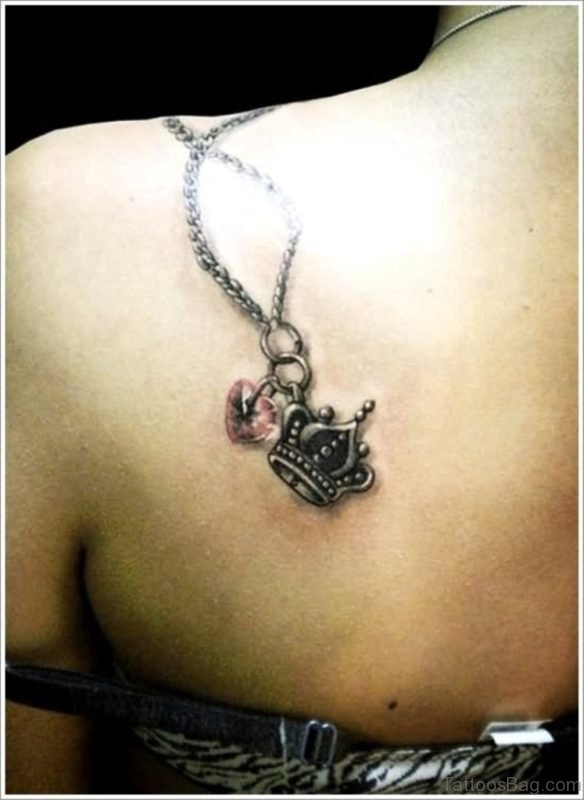 Brilliant Rosary Tattoo On Back