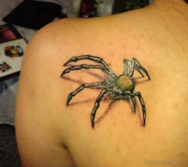 Brilliant Spider Tattoo Design