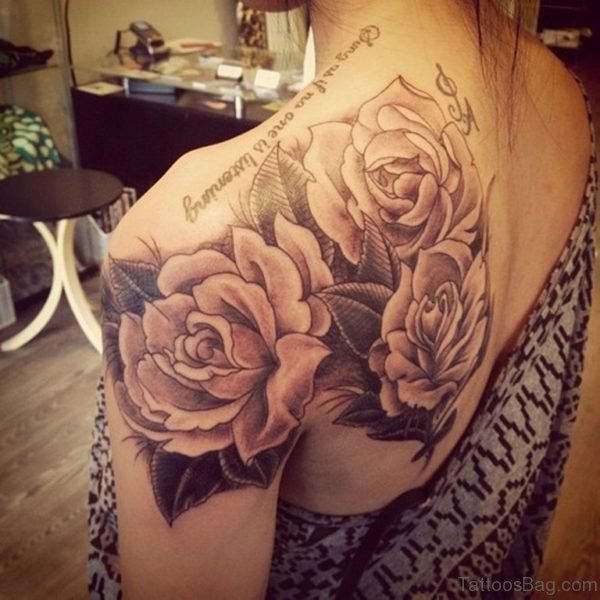 Brown Roses Tattoo