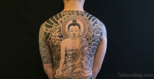 Buddha Back Tattoo Image