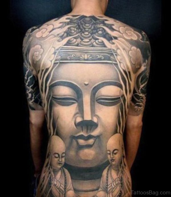Buddha Full Back Tattoo