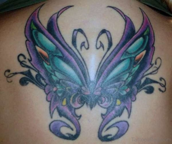 Stylish Butterfly Tattoo 