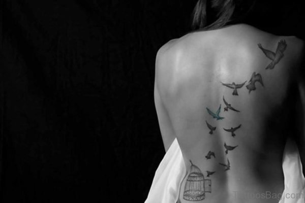 Cage And Bird Tattoo