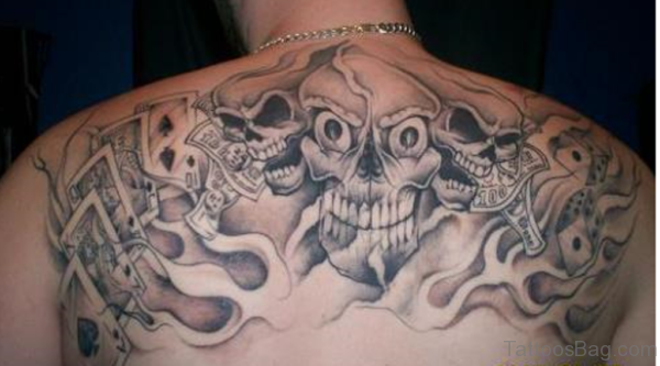Casino Skull Tattoo