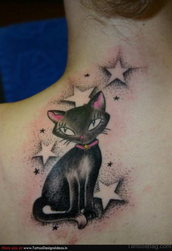 Cat Tattoo For Girls