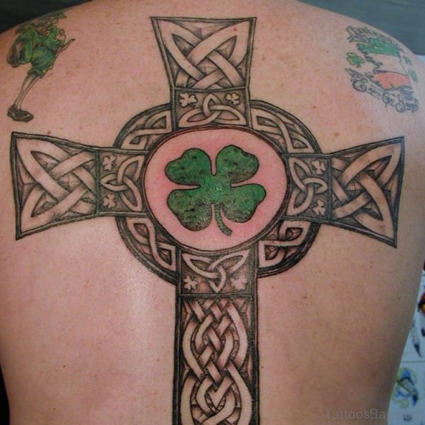 Celtic Cross Tattoo Design Back