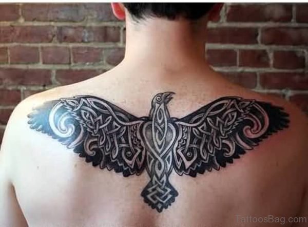 Celtic Crow Tattoo Design