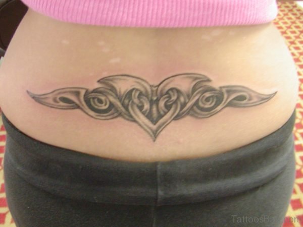  Celtic Tattoo On Lower Back
