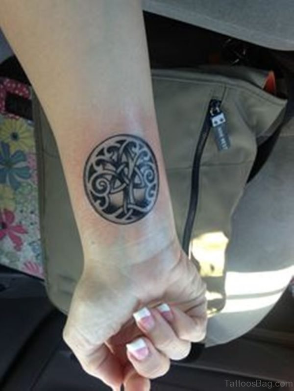 Celtic Tree Tattoo On Wrist