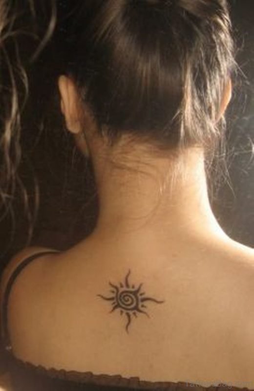 Charming Sun Tattoo