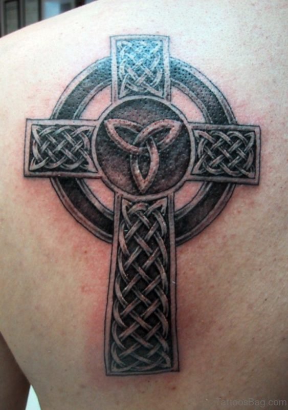 Classic Celtic Cross Tattoo