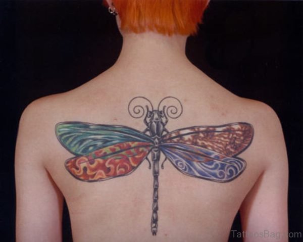 Classic Dragonfly Tattoo