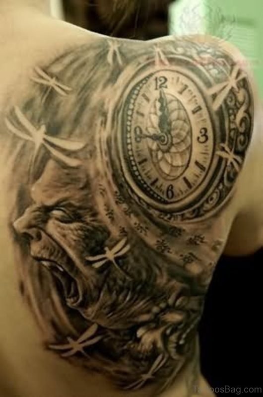 Clock Tattoo  Design