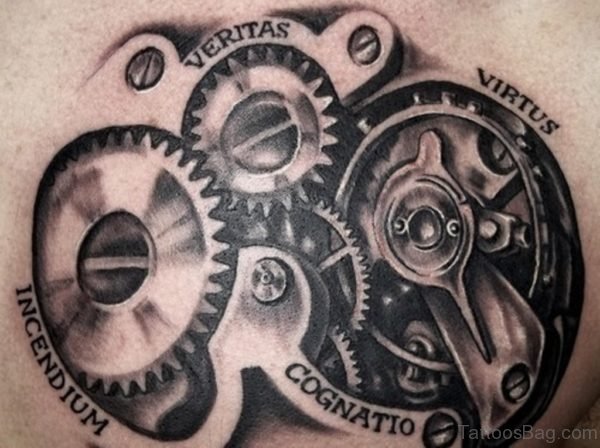 Clock Tattoo Design