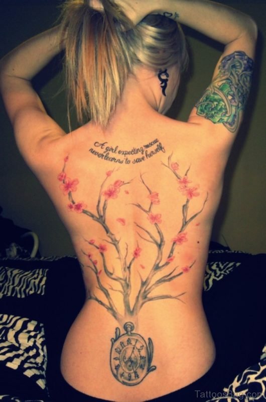 Clock Tree Tattoo