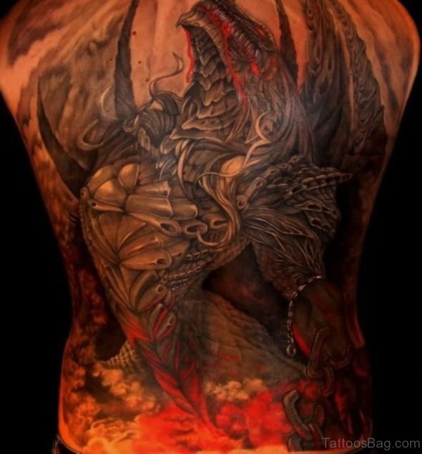 Color Dragon Tattoo