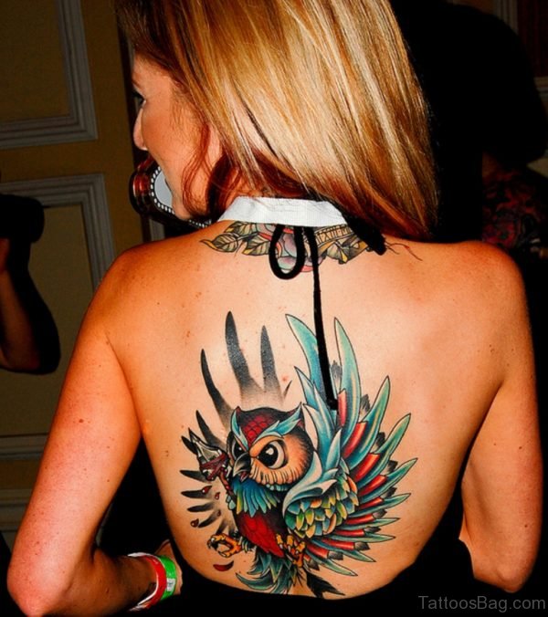 Colored Birds Tattoo