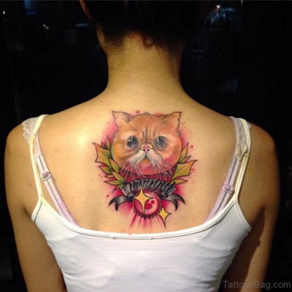 Colored Cat Tattoo Tattoo