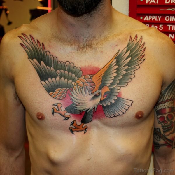 Colored Eagle Tattoo