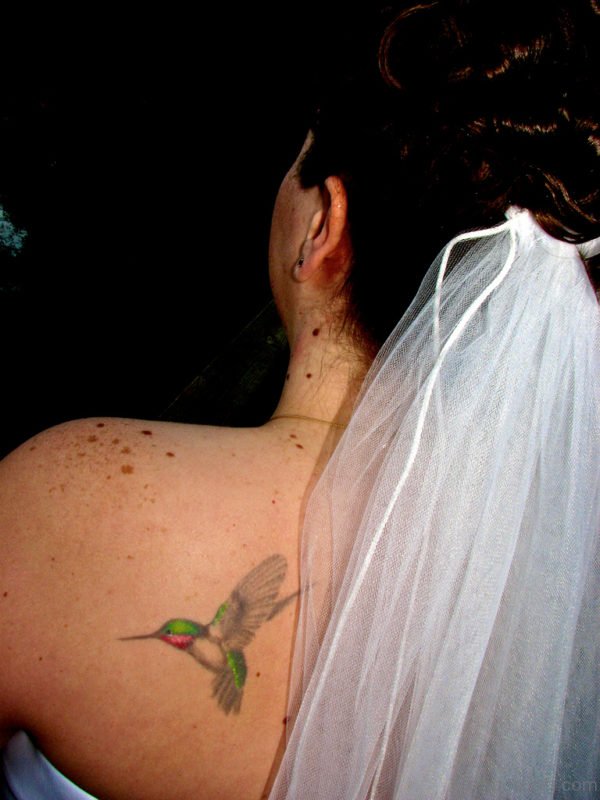  Hummingbird Tattoo  On Back