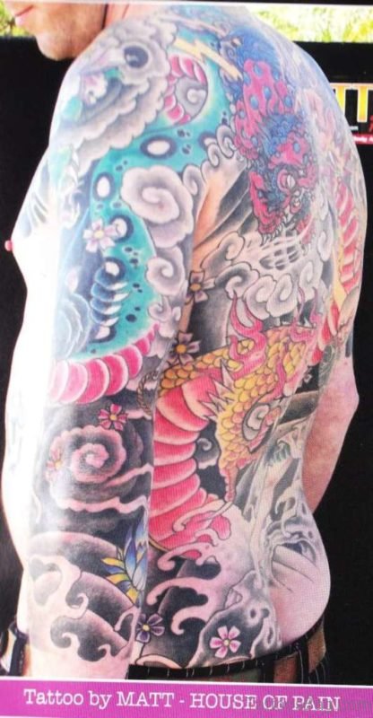 Colored Japanese Tattoo