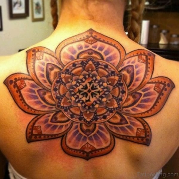 Colored Mandala Tattoo