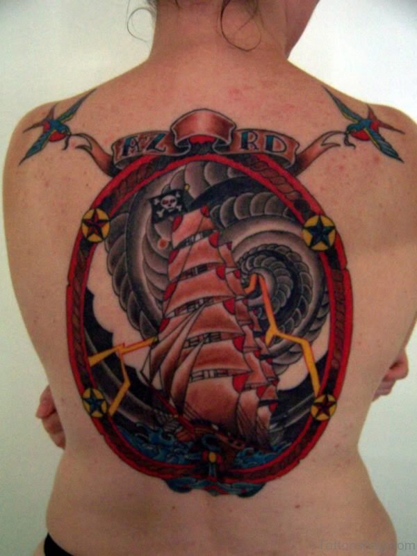 Pirate Ship Tattoo