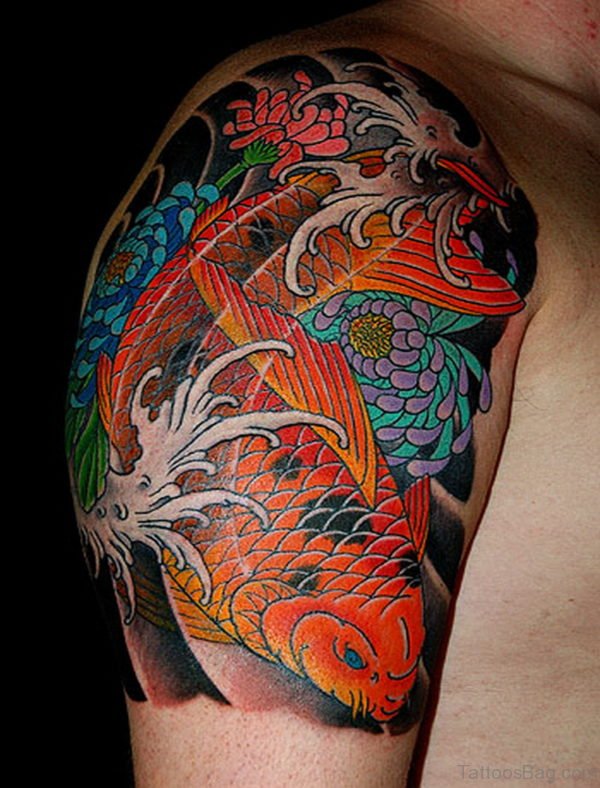 Colorful Fish Tattoo