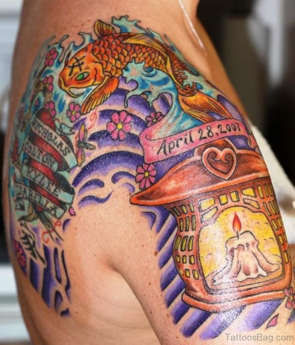 Colorful Fish Tattoo 