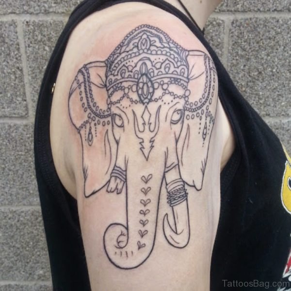 Cool Ganesh Ji Tattoo
