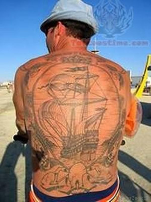 Cool Ship Tattoo