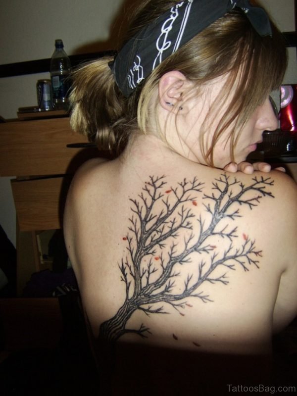 Cool Tree Tattoo Design