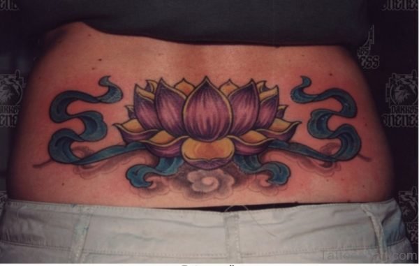 Cool Lotus Flower Tattoo