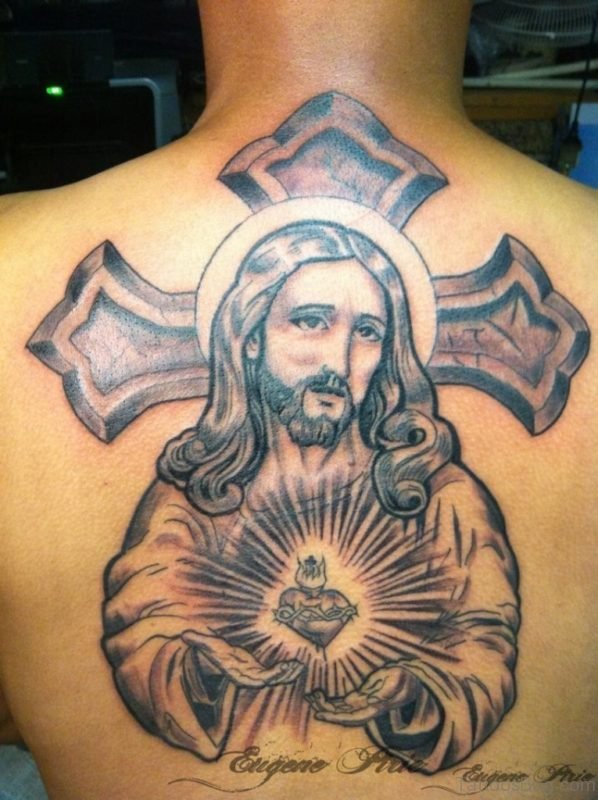 Cross And Jesus Tattoo