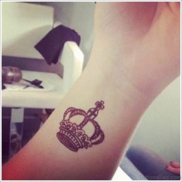 Crown Wrist Tattoo