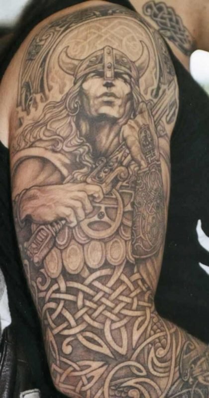 Cultural Viking Tattoo Design