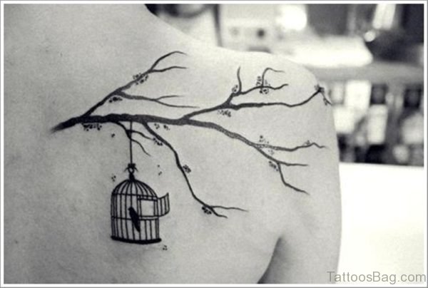Cute Bird Tattoo Design