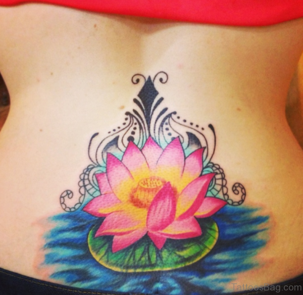 Cute Lotus Tattoo 