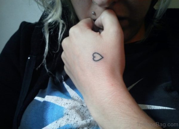 Cute Love Heart Tattoo