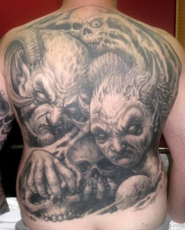 Demons Skull Tattoo