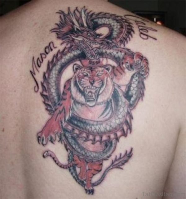 Dragon And Lion Tattoo