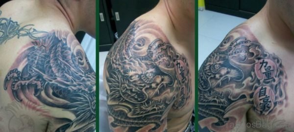 Dragon Cover Up Tattoo