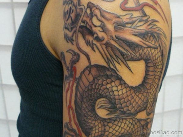 Dragon Shoulder Tattoo