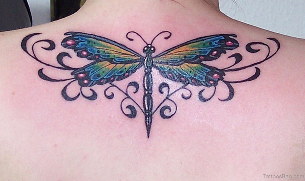 3. Colorful Dragonfly Tattoos - wide 7