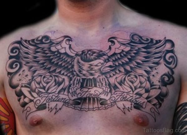 Eagle Tattoo Design On Chest