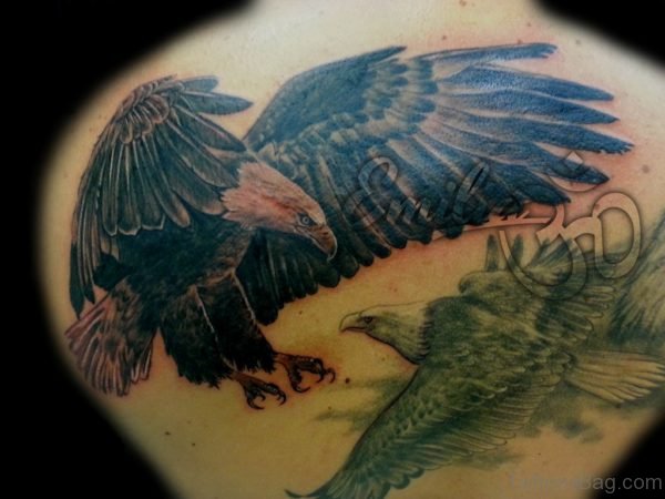 Eagle Tattoo On Back