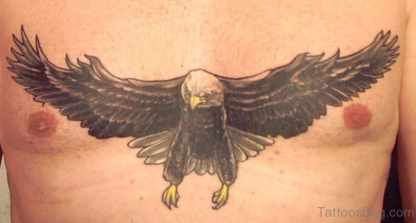 Eagle Tattoo On Chest